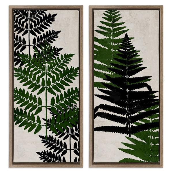 Stupell Industries Kim Allen | Bold Layered Fern Leaves Modern Sprigs Wall Art