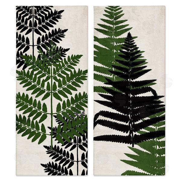 stupell industries Kim Allen | Bold Layered Fern Leaves Modern Sprigs Wall Art