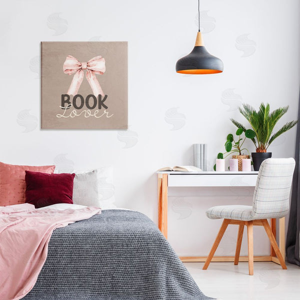 Stupell Industries Kim Allen | Book Lover With Bow Wall Art
