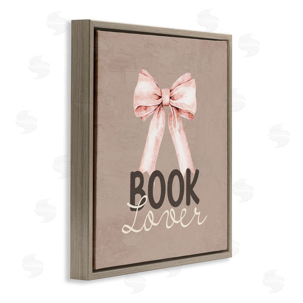 Stupell Industries Kim Allen | Book Lover With Bow Wall Art