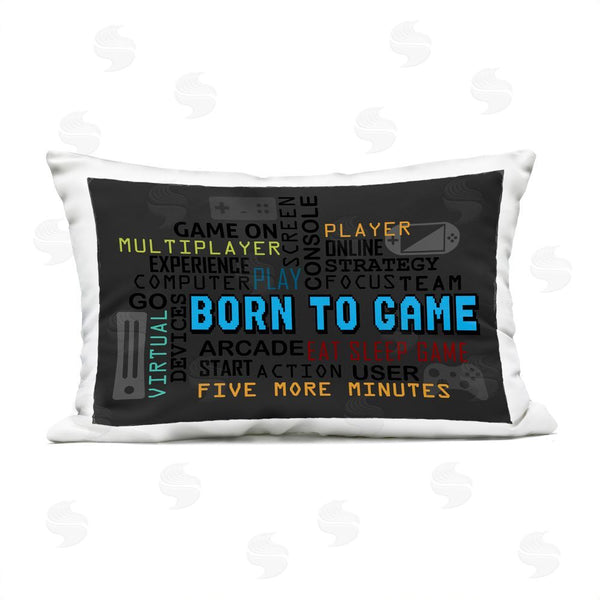 Stupell Industries Kim Allen | Born To Game Arcade Throw Pillow