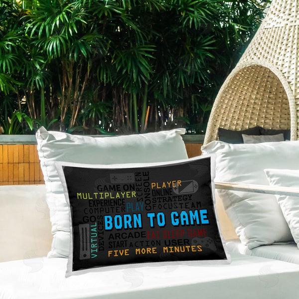 Stupell Industries Kim Allen | Born To Game Arcade Throw Pillow