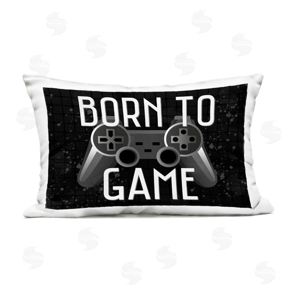 Stupell Industries Kim Allen | Born To Game Retro Throw Pillow