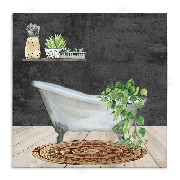 stupell industries Kim Allen | Botanical Bathtub Scene Wall Art