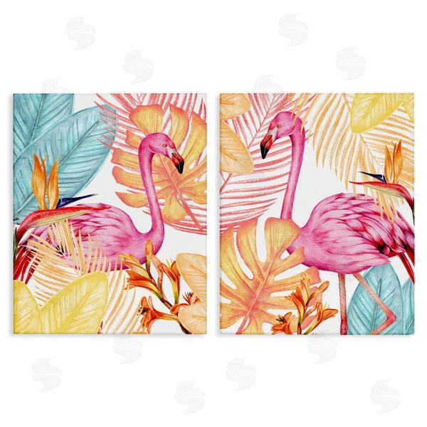 stupell industries Kim Allen | Bright Tropics & Flamingos