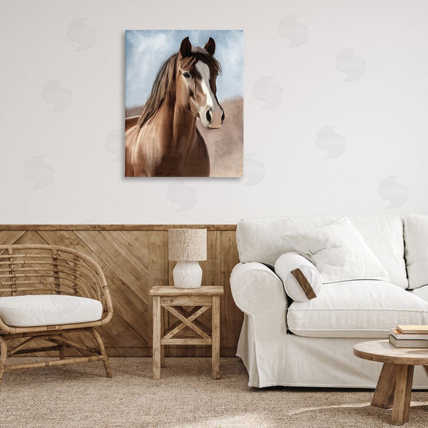 Stupell Industries Kim Allen | Brown Horse Closeup Wall Art