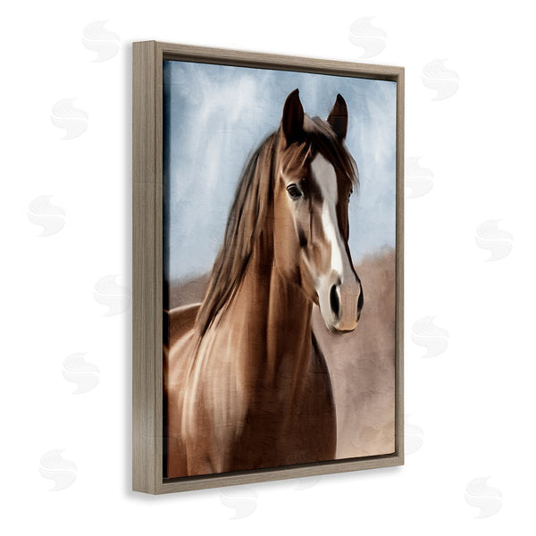 Stupell Industries Kim Allen | Brown Horse Closeup Wall Art