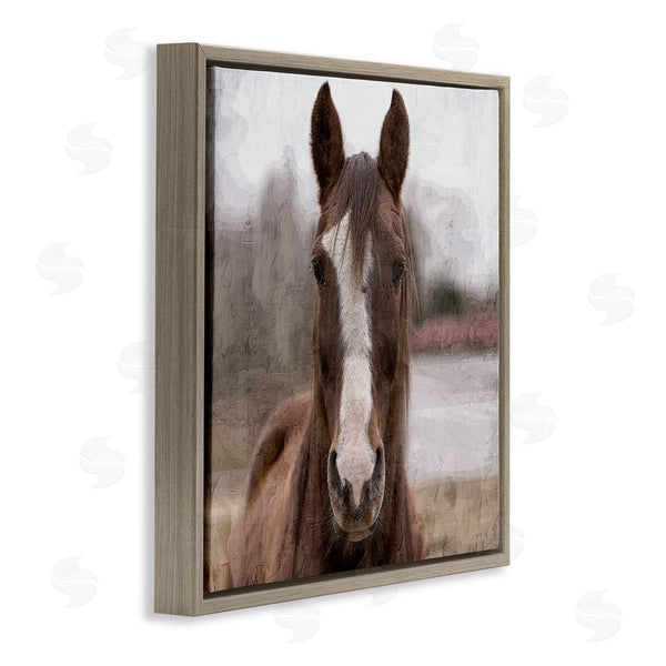 Stupell Industries Kim Allen | Brown Horse Portrait Wall Art