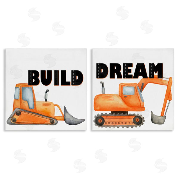 stupell industries Kim Allen | Build & Dream Construction Vehicles Wall Art