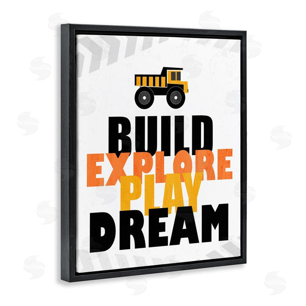 Stupell Industries Kim Allen | Build Explore Play Dream Wall Art