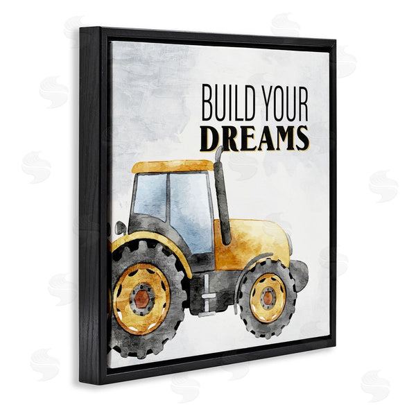 Stupell Industries Kim Allen | Build Your Dreams Phrase