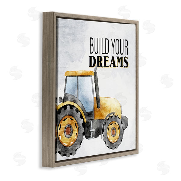 Stupell Industries Kim Allen | Build Your Dreams Phrase