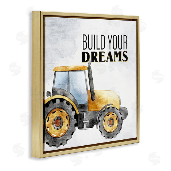 Stupell Industries Kim Allen | Build Your Dreams Phrase