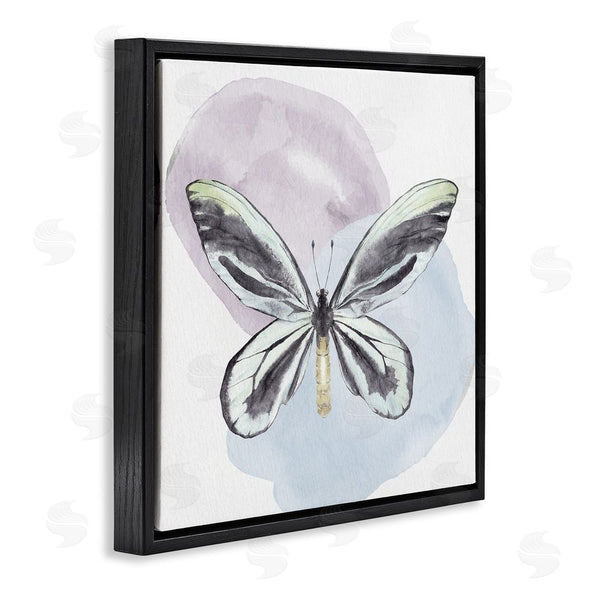 Stupell Industries Kim Allen | Butterfly With Pastel Shapes Wall Art
