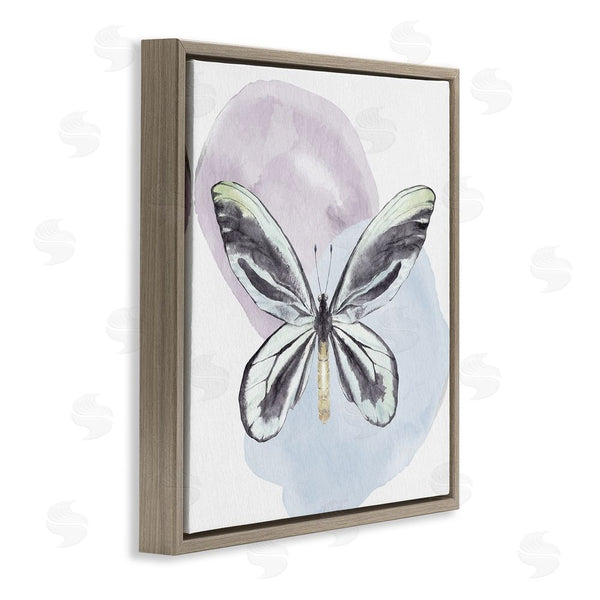 Stupell Industries Kim Allen | Butterfly With Pastel Shapes Wall Art