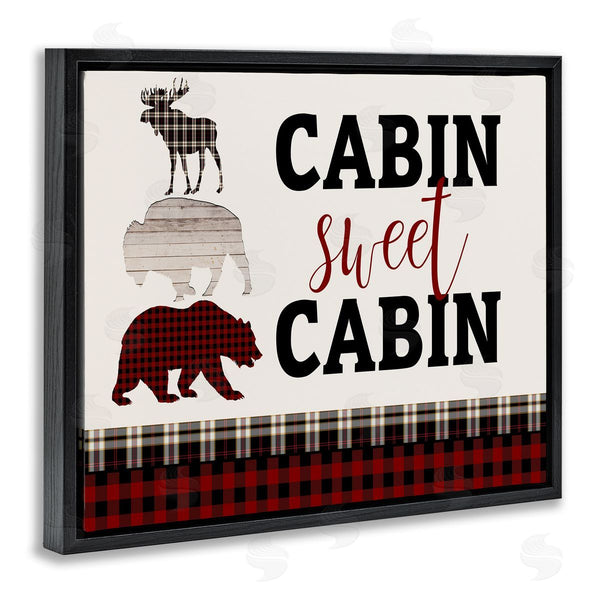 Stupell Industries Kim Allen | Cabin Sweet Cabin Animals