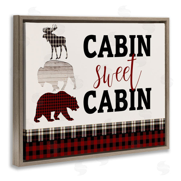 Stupell Industries Kim Allen | Cabin Sweet Cabin Animals