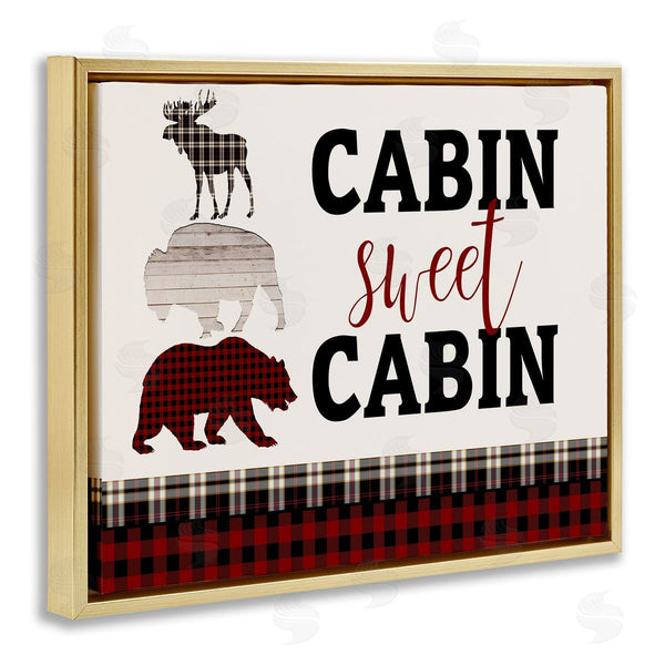 Stupell Industries Kim Allen | Cabin Sweet Cabin Animals