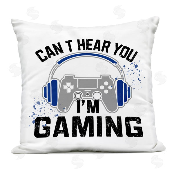 Stupell Industries Kim Allen | Can't Hear Gaming Printed Throw Pillow