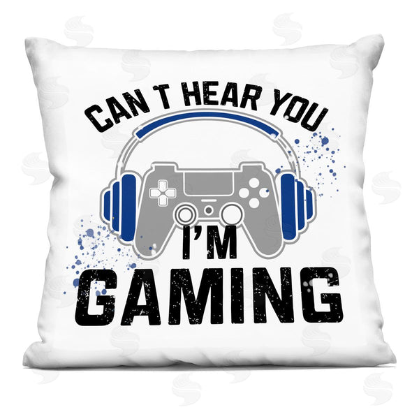stupell industries Kim Allen | Can't Hear Gaming Printed Throw Pillow