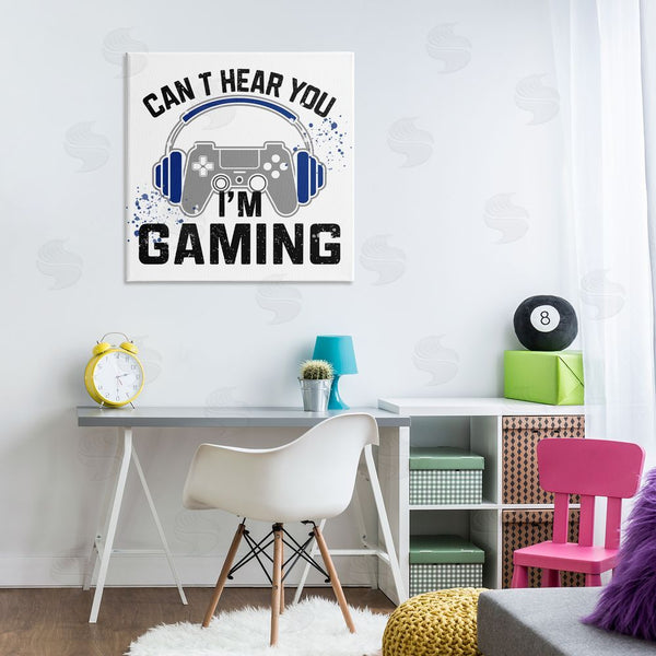 Stupell Industries Kim Allen | Can't Hear Gaming Wall Art