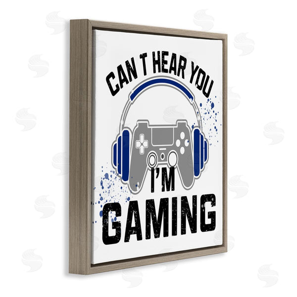 Stupell Industries Kim Allen | Can't Hear Gaming Wall Art