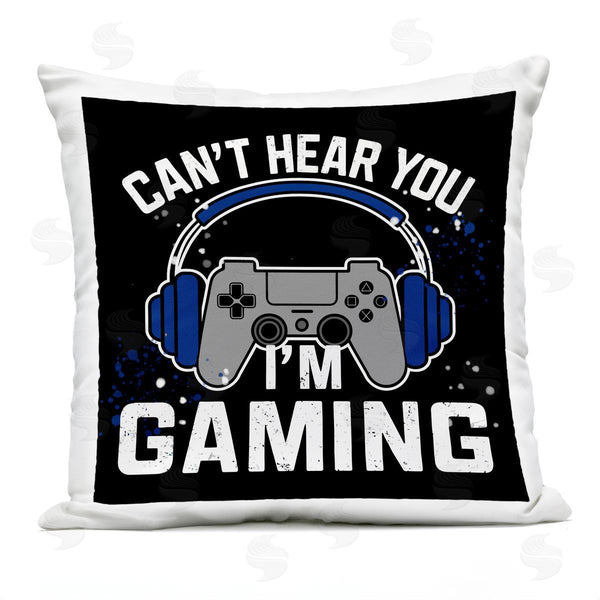 Stupell Industries Kim Allen | Can't Hear You Gaming Printed Throw Pillow
