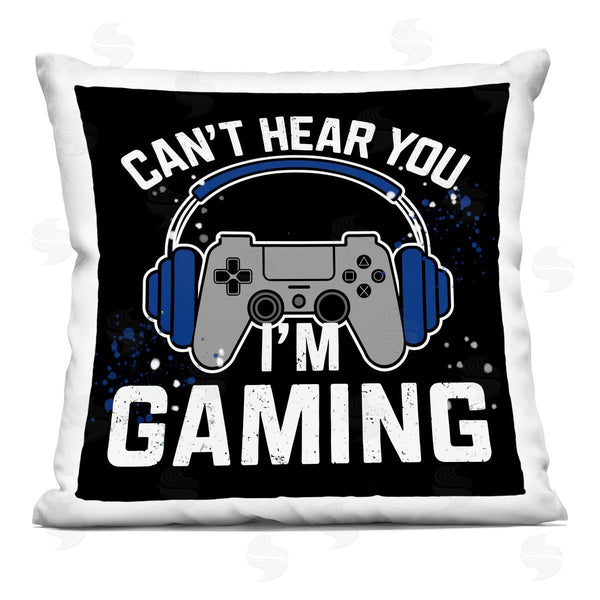 stupell industries Kim Allen | Can't Hear You Gaming Printed Throw Pillow