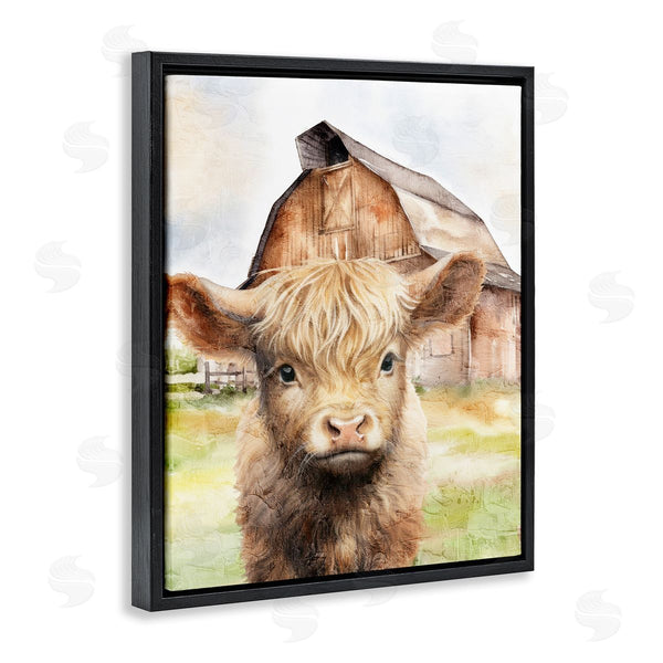 Stupell Industries Kim Allen | Cattle Little At Farm Wall Art