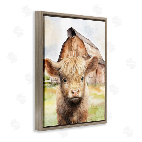 Stupell Industries Kim Allen | Cattle Little At Farm Wall Art
