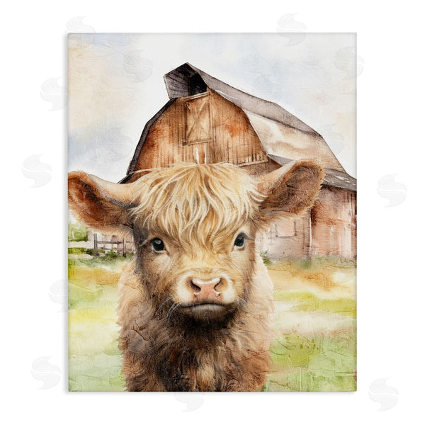 stupell industries Kim Allen | Cattle Little at Farm Wall Art
