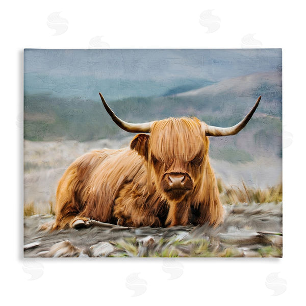 stupell industries Kim Allen | Cattle Resting in Nature Wall Art