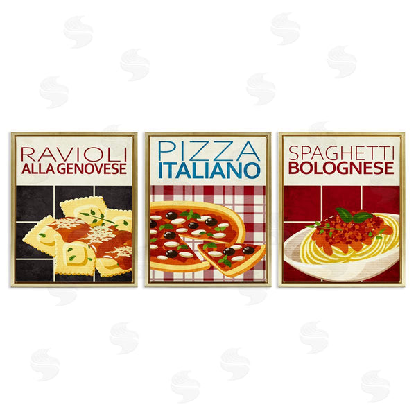 Stupell Industries Kim Allen | Classic Italian Pasta Meals