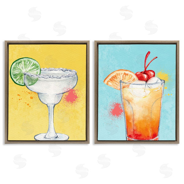 Stupell Industries Kim Allen | Cocktails With Modern Splash