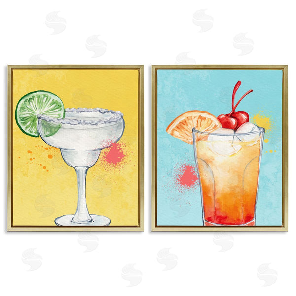 Stupell Industries Kim Allen | Cocktails With Modern Splash