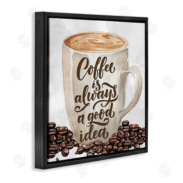Stupell Industries Kim Allen | Coffee Phrase Classic Mug Wall Art