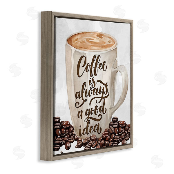 Stupell Industries Kim Allen | Coffee Phrase Classic Mug Wall Art