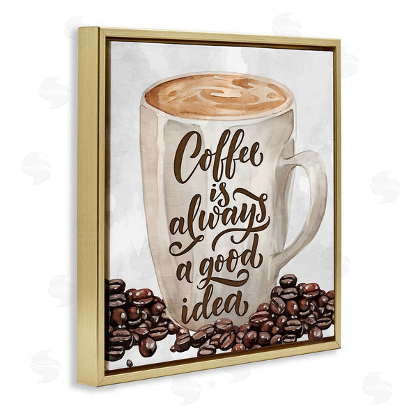 Stupell Industries Kim Allen | Coffee Phrase Classic Mug Wall Art