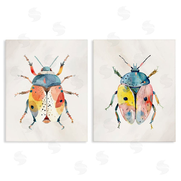 Stupell Industries Kim Allen | Colorful Boho Beetles Wall Art