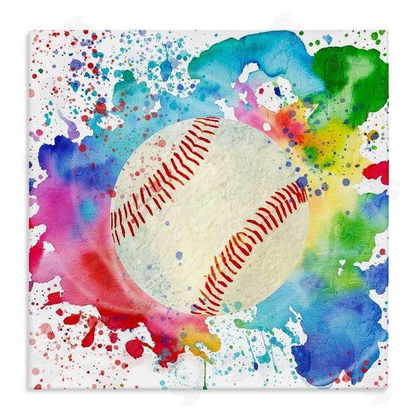 stupell industries Kim Allen | Colorful Splash Baseball