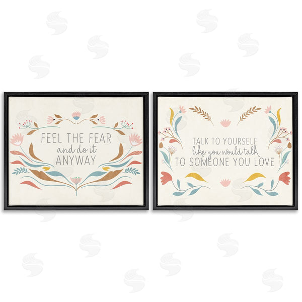 Stupell Industries Kim Allen | Comforting Confident Phrases Wall Art