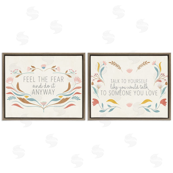 Stupell Industries Kim Allen | Comforting Confident Phrases Wall Art