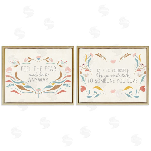 Stupell Industries Kim Allen | Comforting Confident Phrases Wall Art