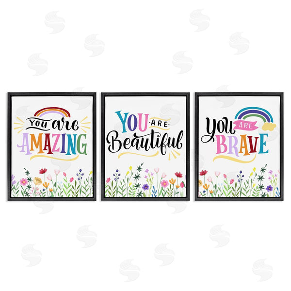 Stupell Industries Kim Allen | Confidence Sentiments With Florals