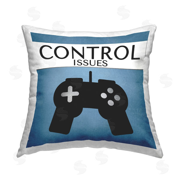 stupell industries Kim Allen | Control Issues Gamer Printed Throw Pillow