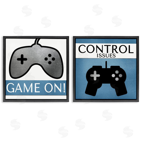 Stupell Industries Kim Allen | Control Issues Gamer Wall Art