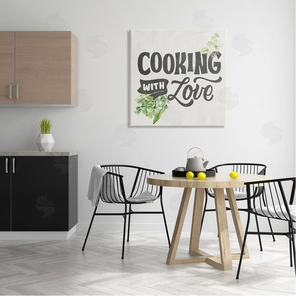 Stupell Industries Kim Allen | Cooking With Love Phrase Wall Art