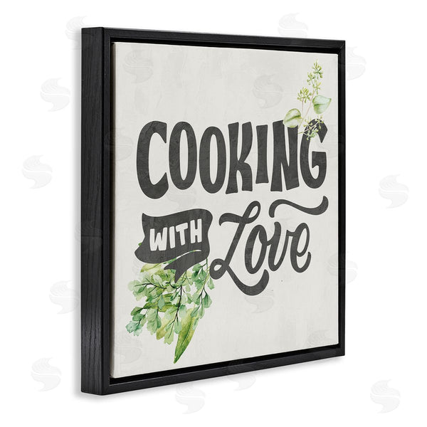 Stupell Industries Kim Allen | Cooking With Love Phrase Wall Art