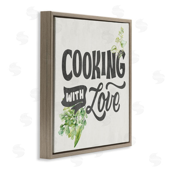 Stupell Industries Kim Allen | Cooking With Love Phrase Wall Art