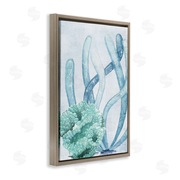 Stupell Industries Kim Allen | Coral Days Pastel Blue